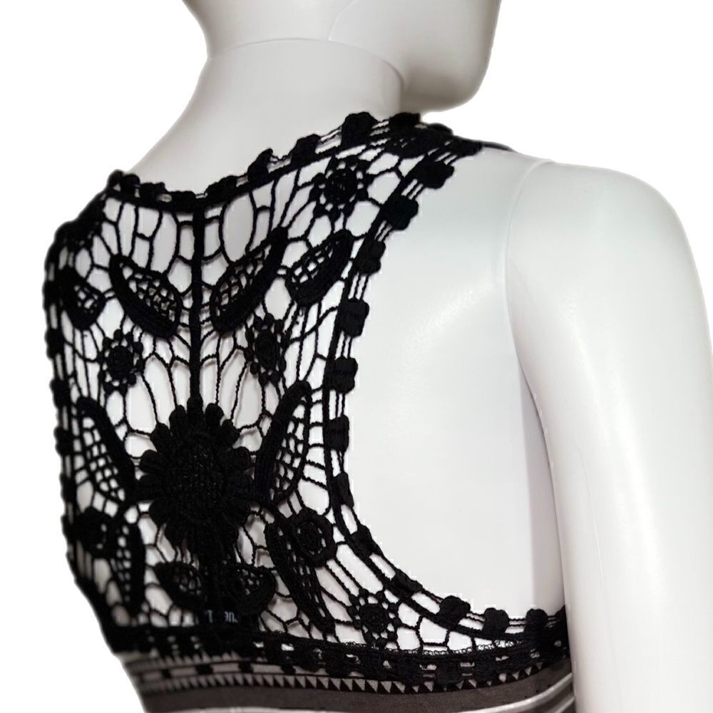 Crochet Back  Knit Tank  - Picture 3 of 7